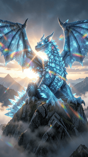 Crystal Dragon Portrait