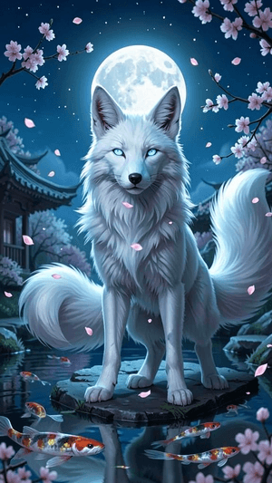 Midnight Garden Fox